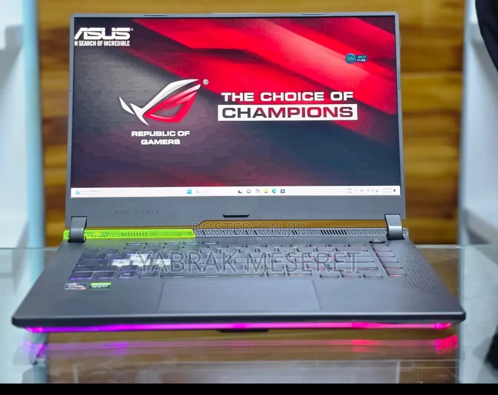 New Laptop Asus ROG Strix G15 16GB AMD Ryzen 9 SSD 1T