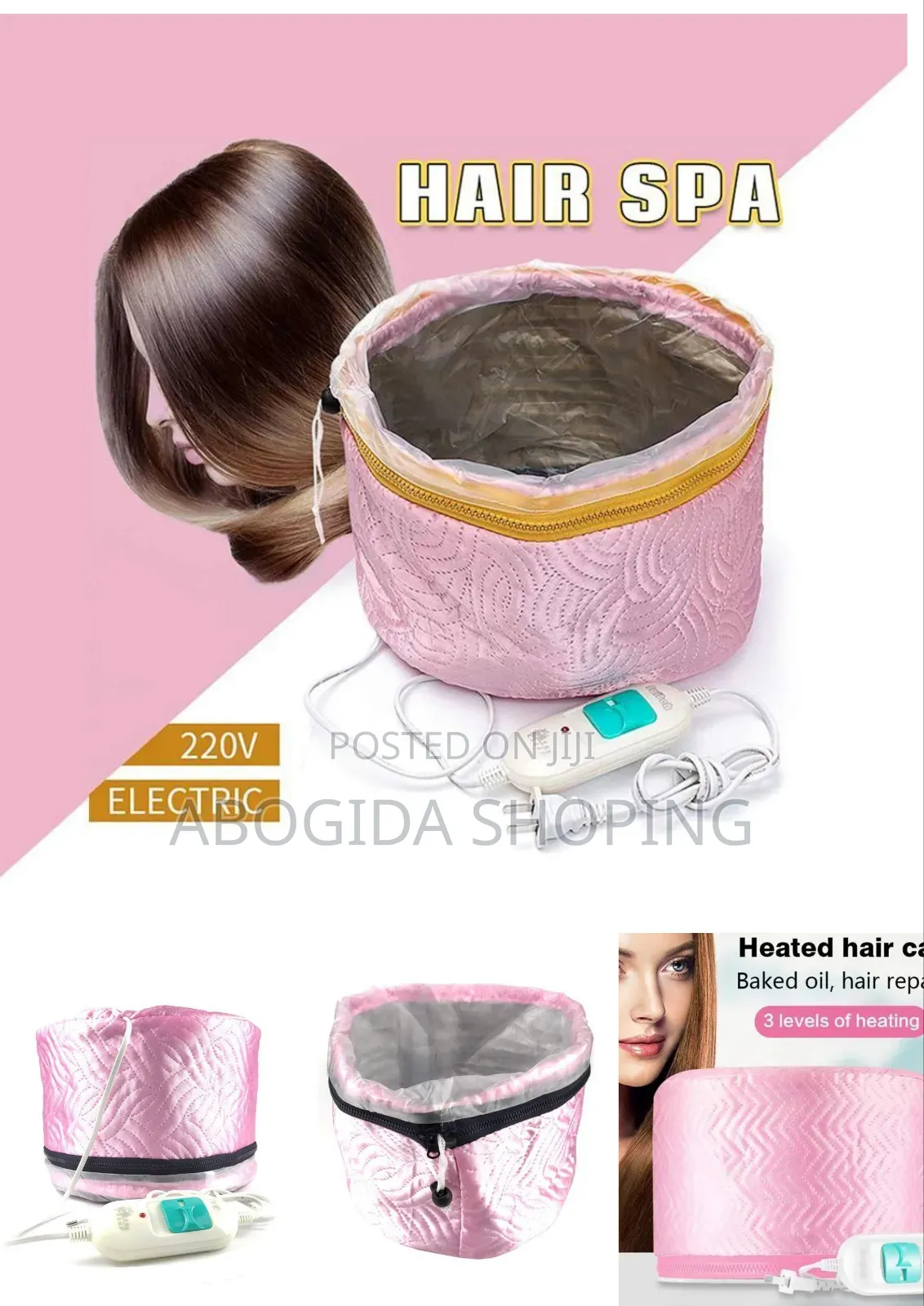 Electric Hair Steamer Cap – Deep Conditioning Care