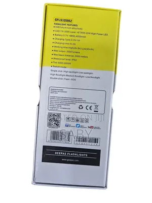 Geepas Zoomable Led Flashlight Original