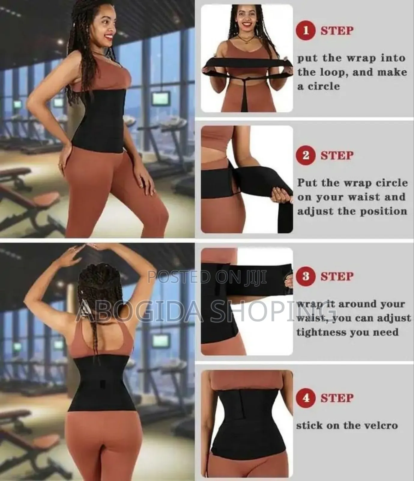 5 Meter Tummy Wrap Belt for Body Shaping and Waist Reduction