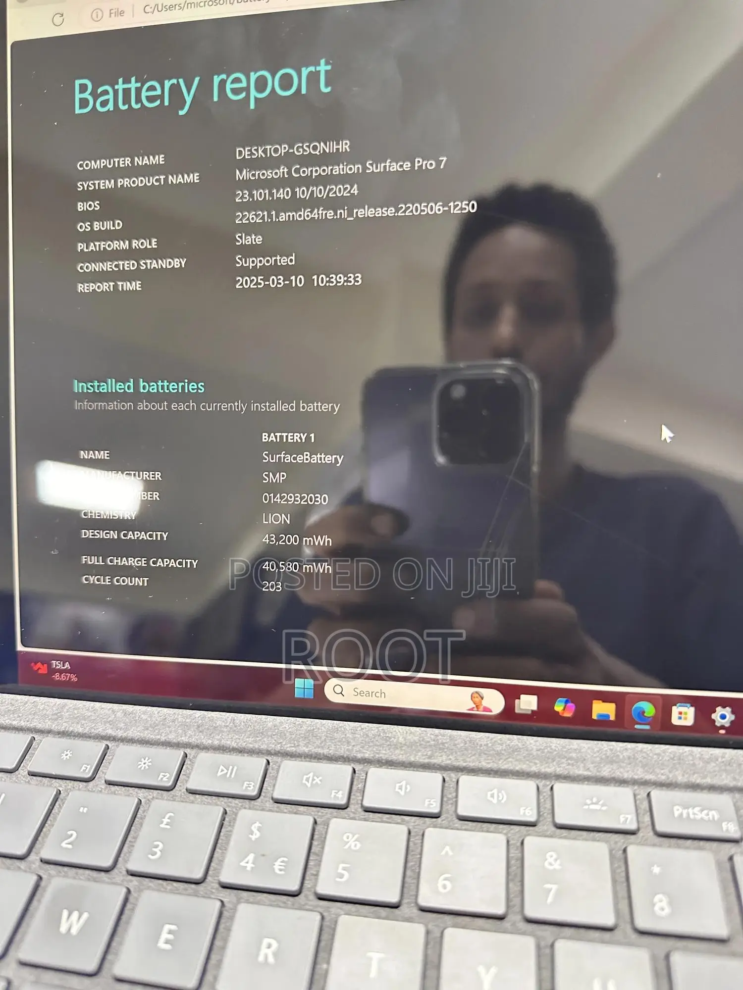 Laptop Microsoft Surface Pro 7 8GB Intel Core I5 SSD 128GB