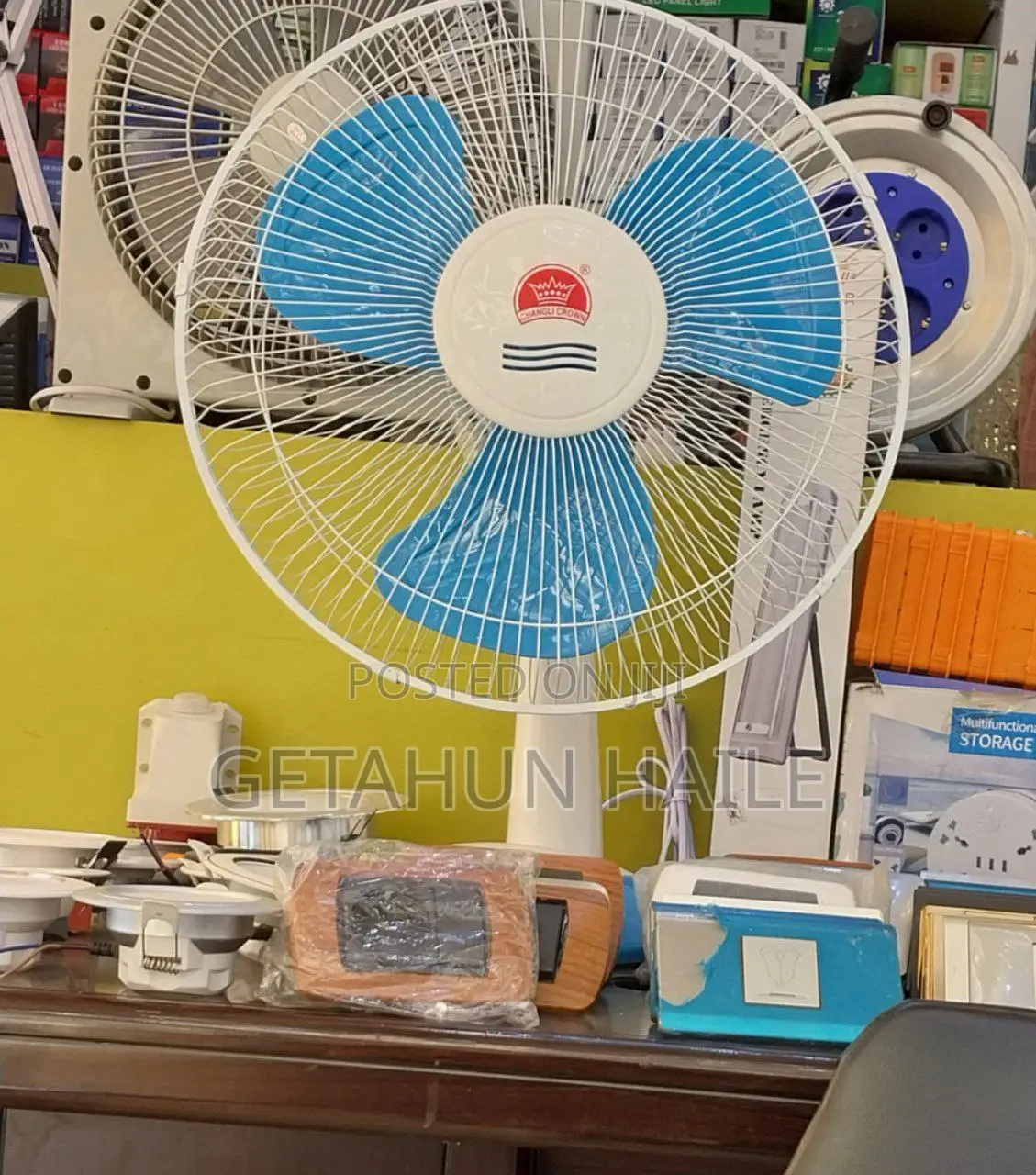 Table Fan አየር ማቀዝቀዣ