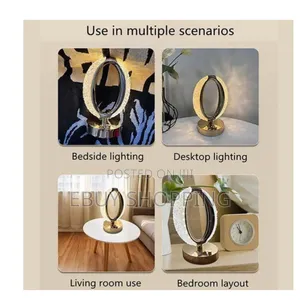 Modern Crystal Led Desk Lamp–3 Lighting Modes Usb Charging