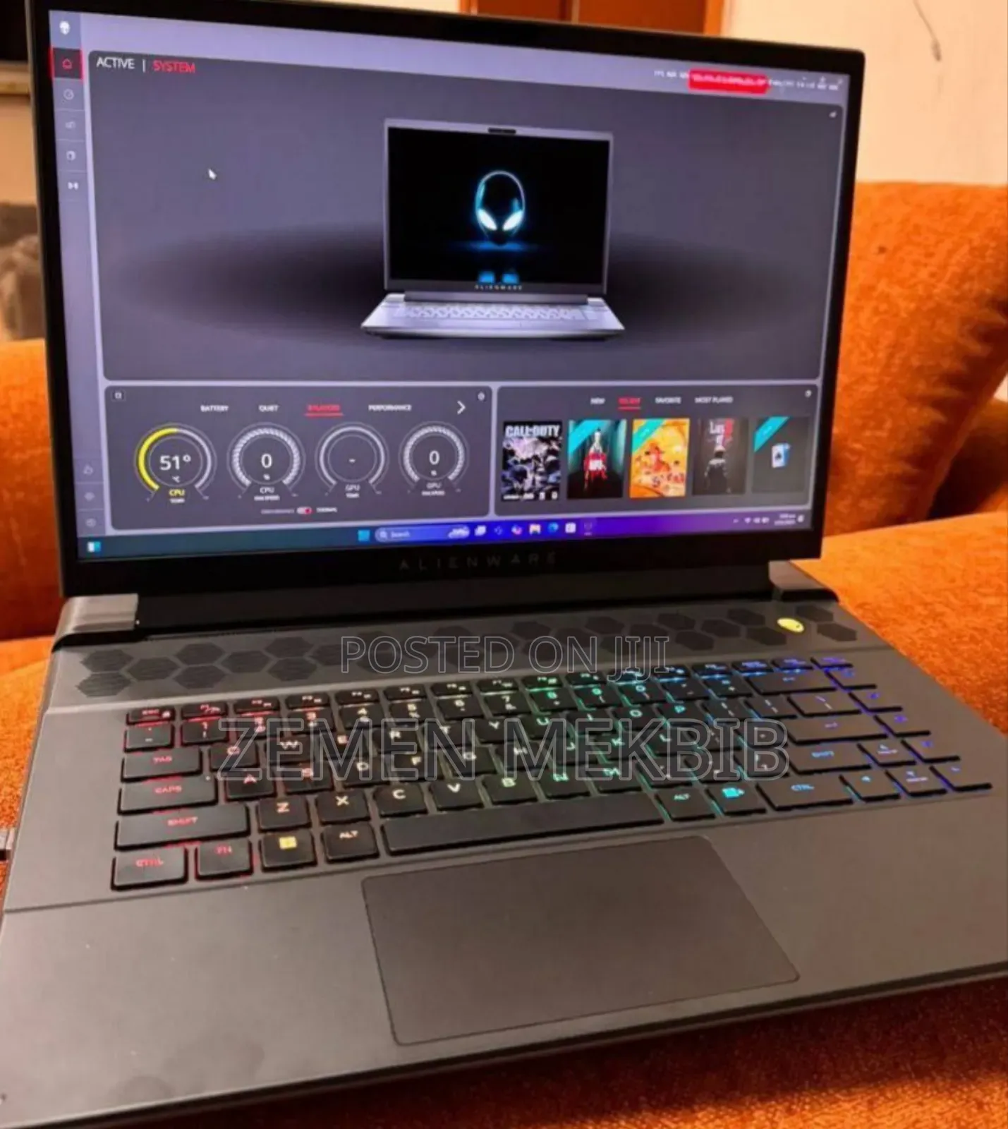 New Laptop Dell Alienware 17 16GB Intel Core I9 SSD 1T