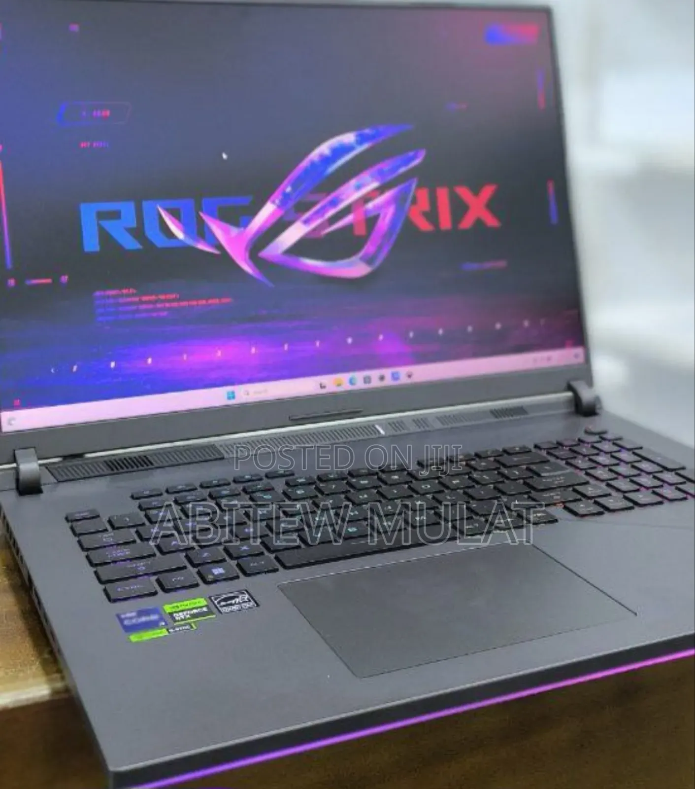 New Laptop Asus ROG Strix G17 32GB Intel Core I9 SSD 1T