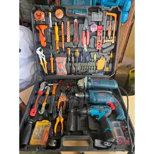 Bosch Electrical Tools Box With Drill and Grinder