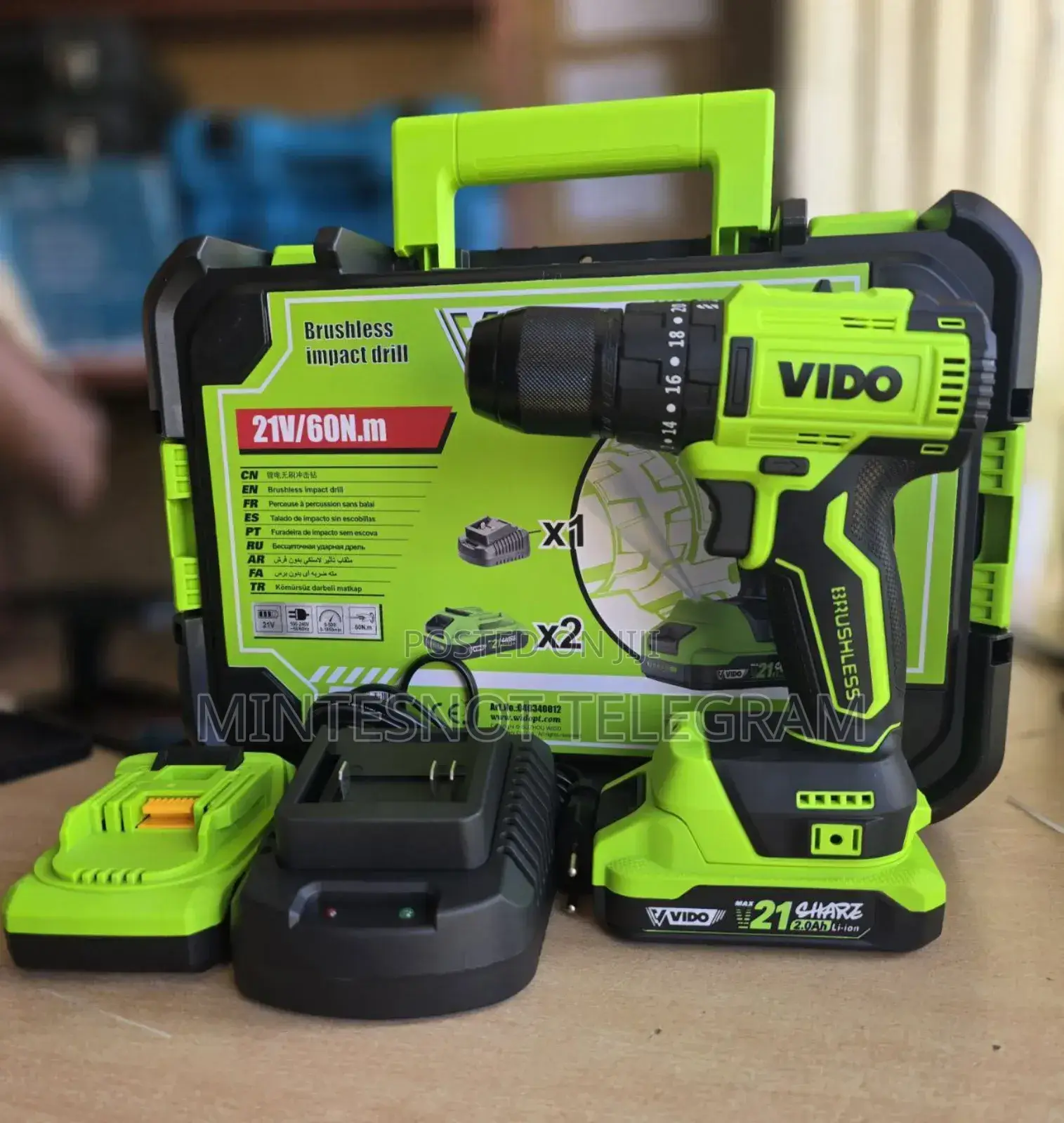 Burashless Rechargeable Dril 21v