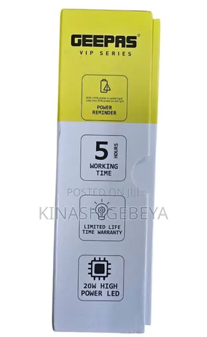 Geepas Zoomable Led Flashlight