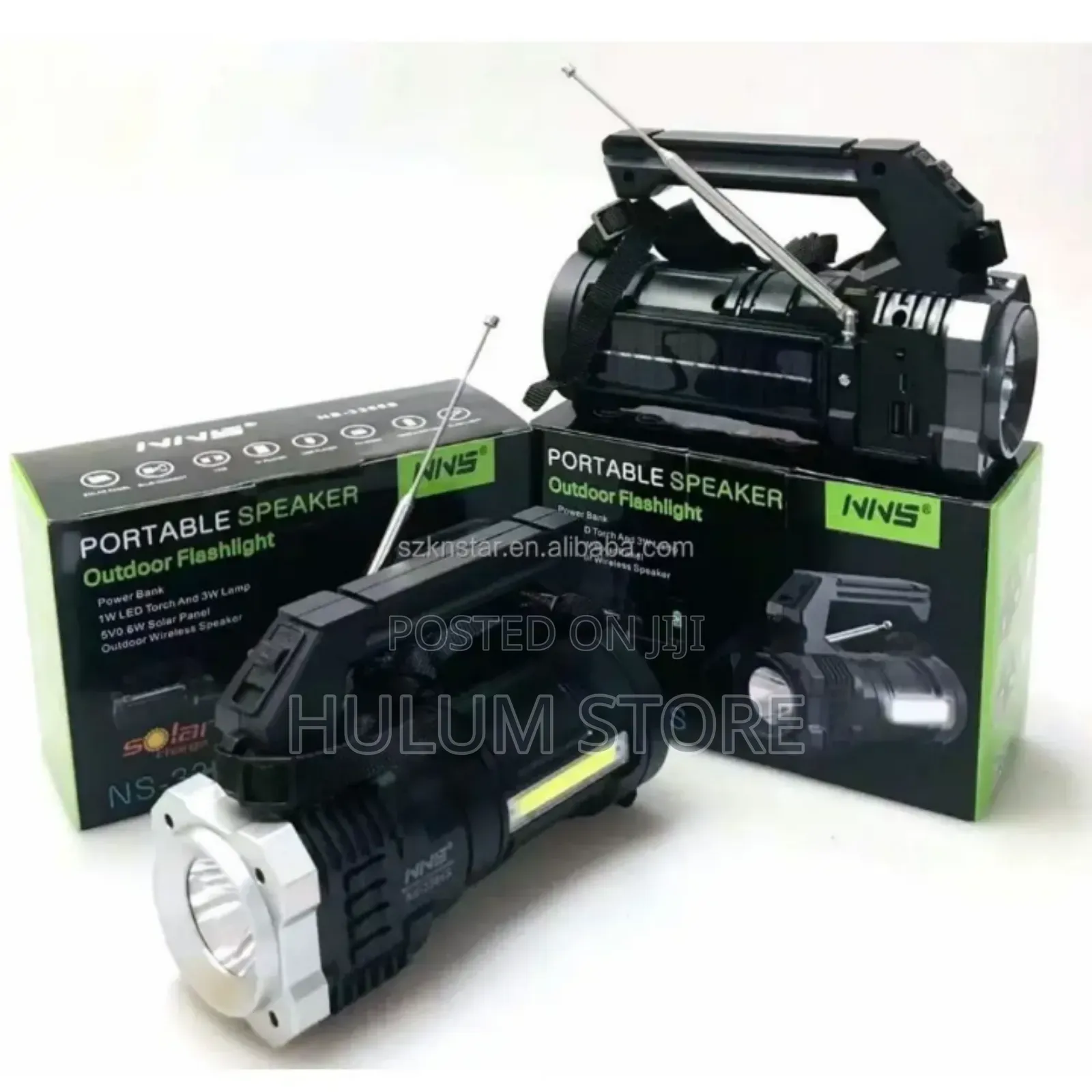 7 In1 Multifunctional Portable Bluetooth Speaker Flashlight