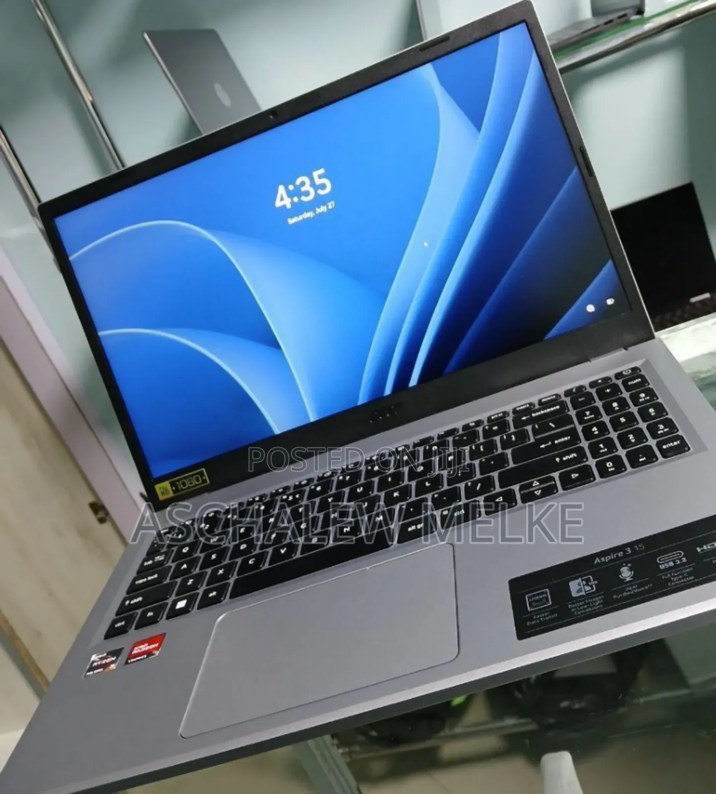 New Laptop Acer Aspire 3 16GB AMD Ryzen 3 SSD 512GB