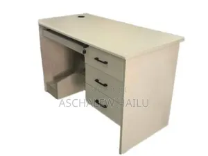 Photo - Desk With Drawers and Storage, Home Office Desk የ ቢሮ ጠረጴዛ