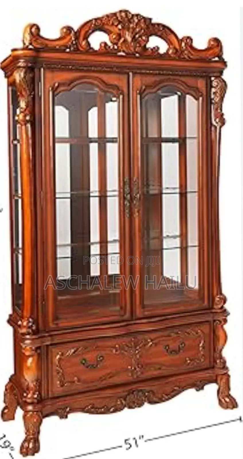 2 Door Glass Displays Cabinets