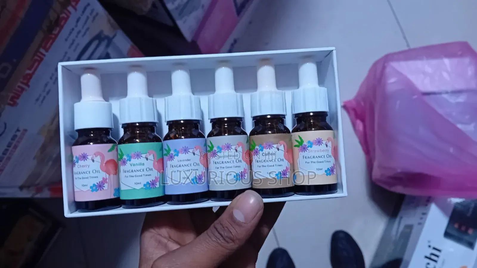 Natural Aroma Oil for Humidifier (6 Bottlesbox)