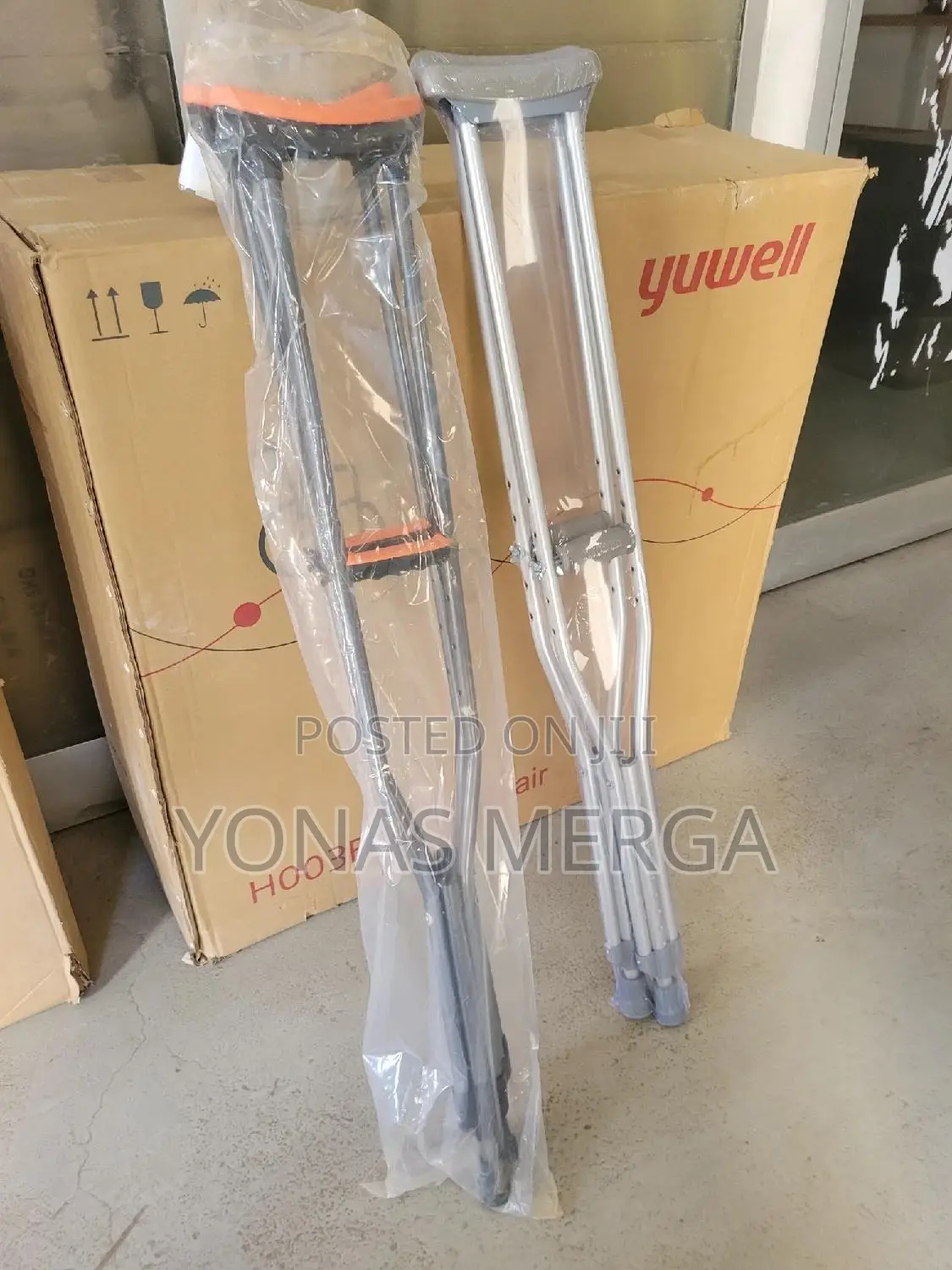 Push-Button Crutches፴祁folding Walker Stick駬፭elbow Crutches