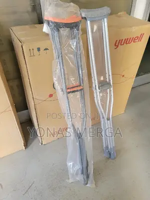 Photo - Aluminum Crutches; 2 Pieces፵仄under Arm Crutch懊walking Stick