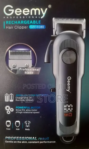 Geemy Profesdional Rechargeable Hair Clipper