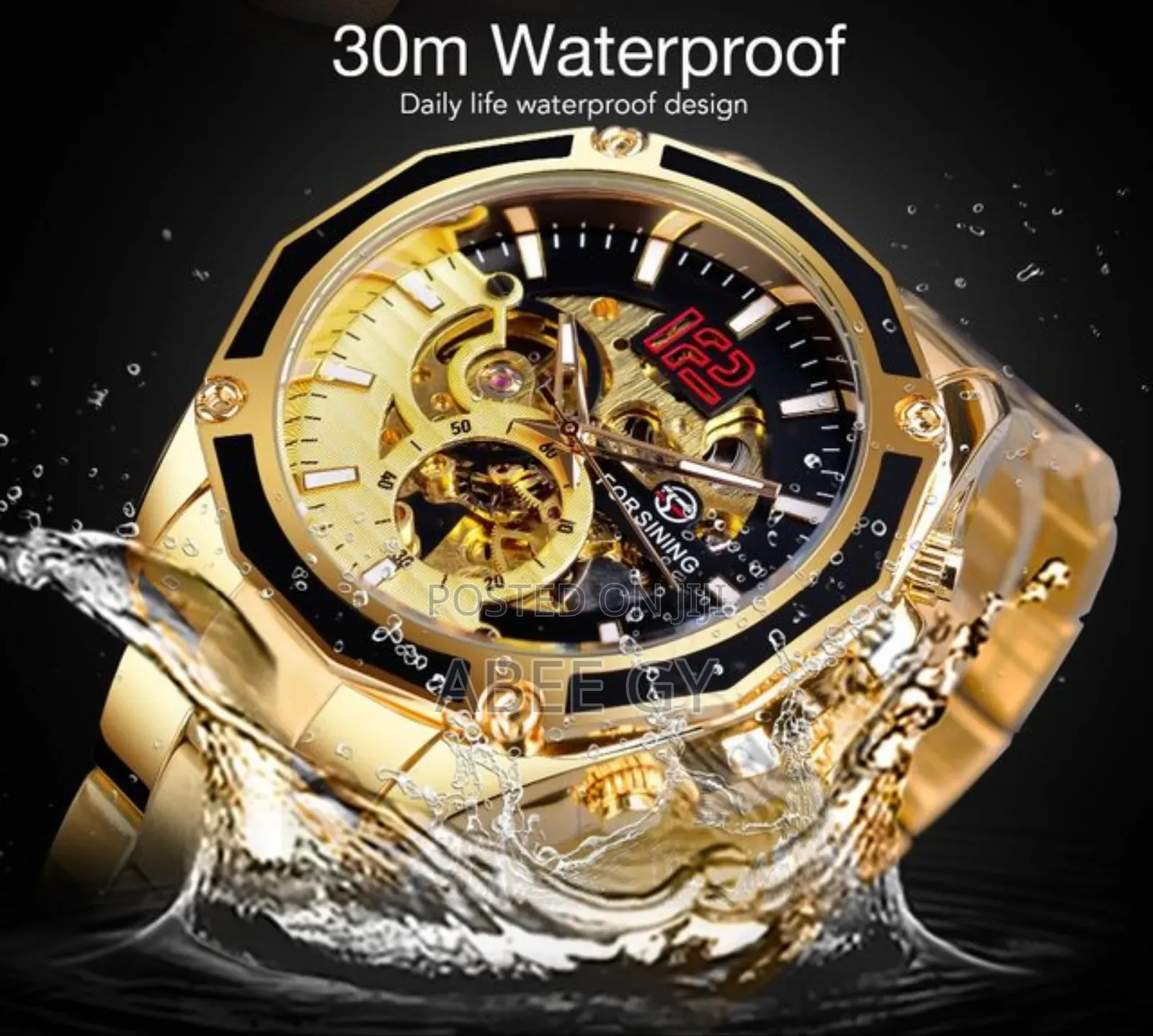 Winner Automatic Mechanical Stainless Steel Men's Watch