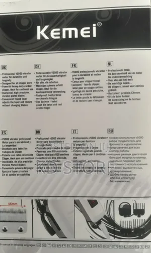 Kemei Professional Hairclipper