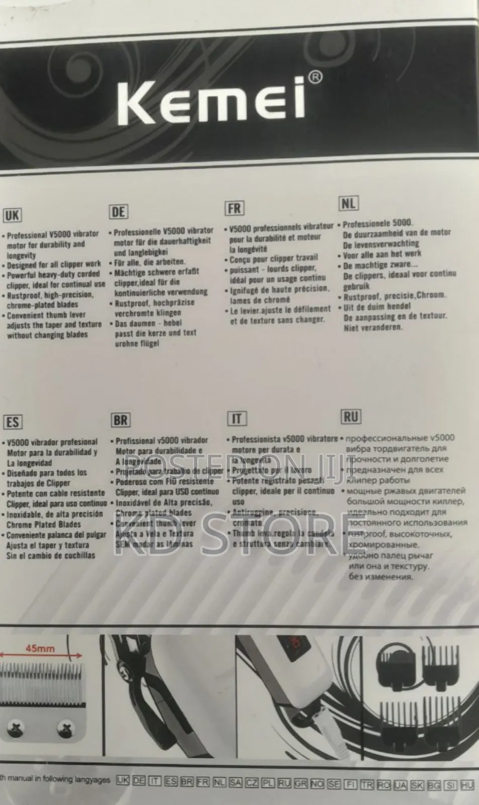 Kemei Professional Hairclipper