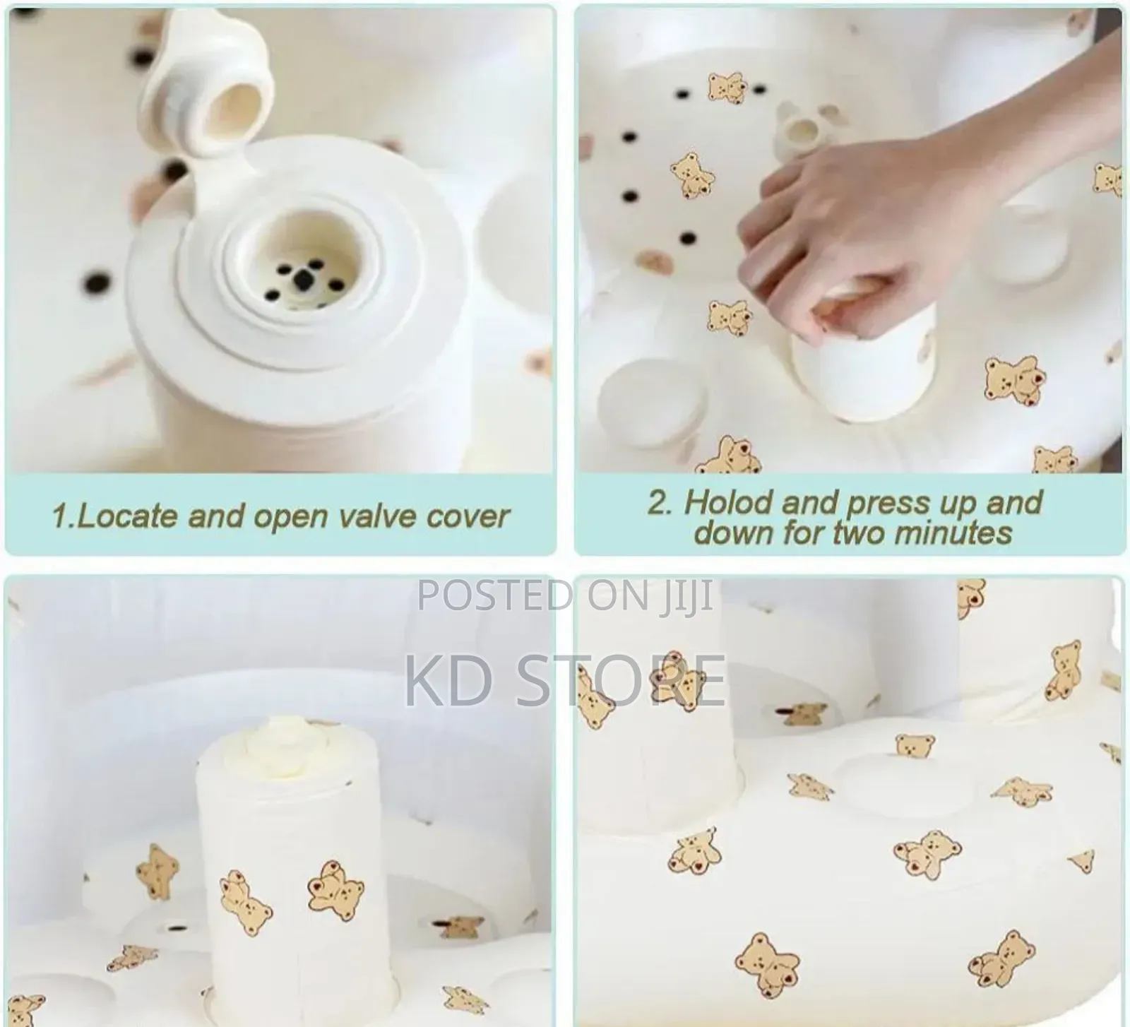 Inflatable Baby Seat በአየር የሚሞላ የልጆች መቀመጫ