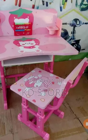  Children's Study Table and Chair,