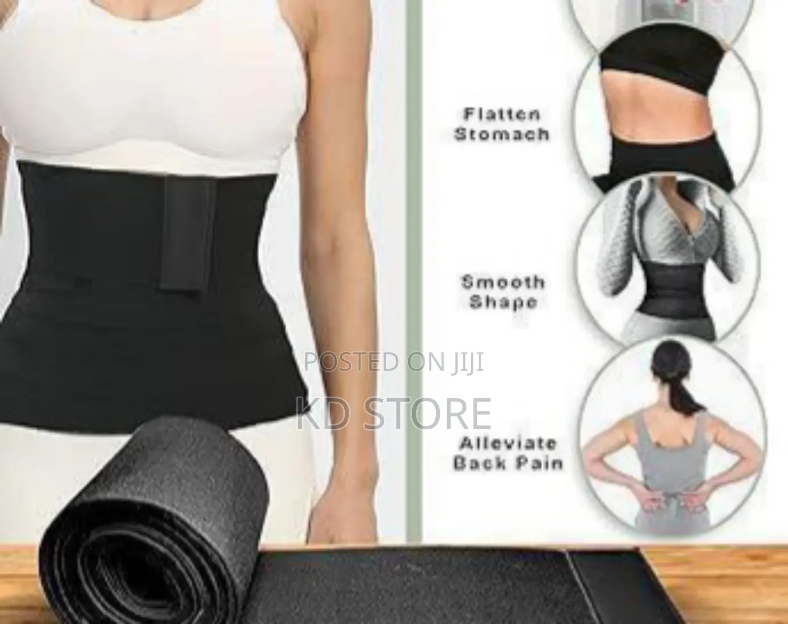 Waist Training Corset 5 Meter ቦርጭ የሚሰበስብ ስብ የሚያቃጥል