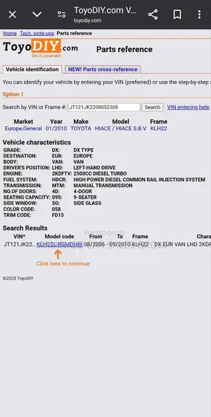 Toyota HiAce 2010 White