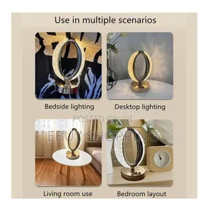 Crystal Lamp – Modern Design With Multi-Color Options