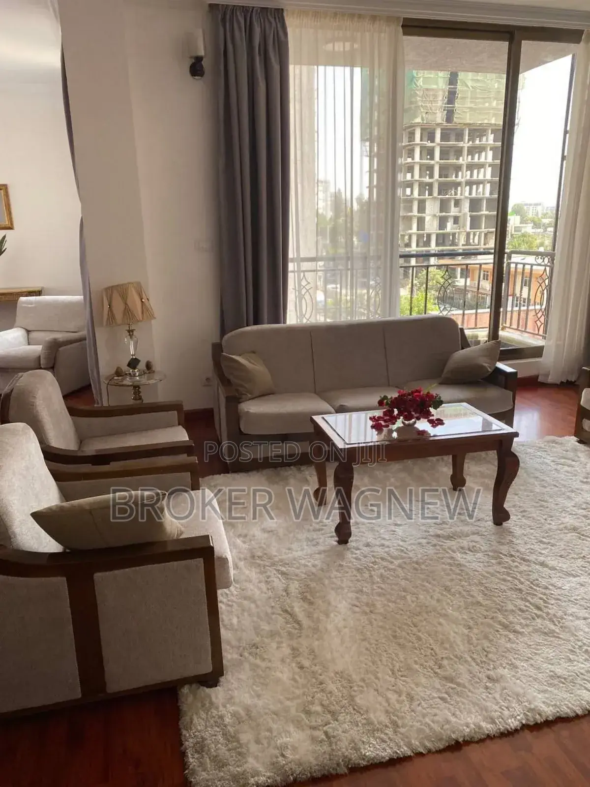 Furnished 3bdrm Apartment in Bole for rent