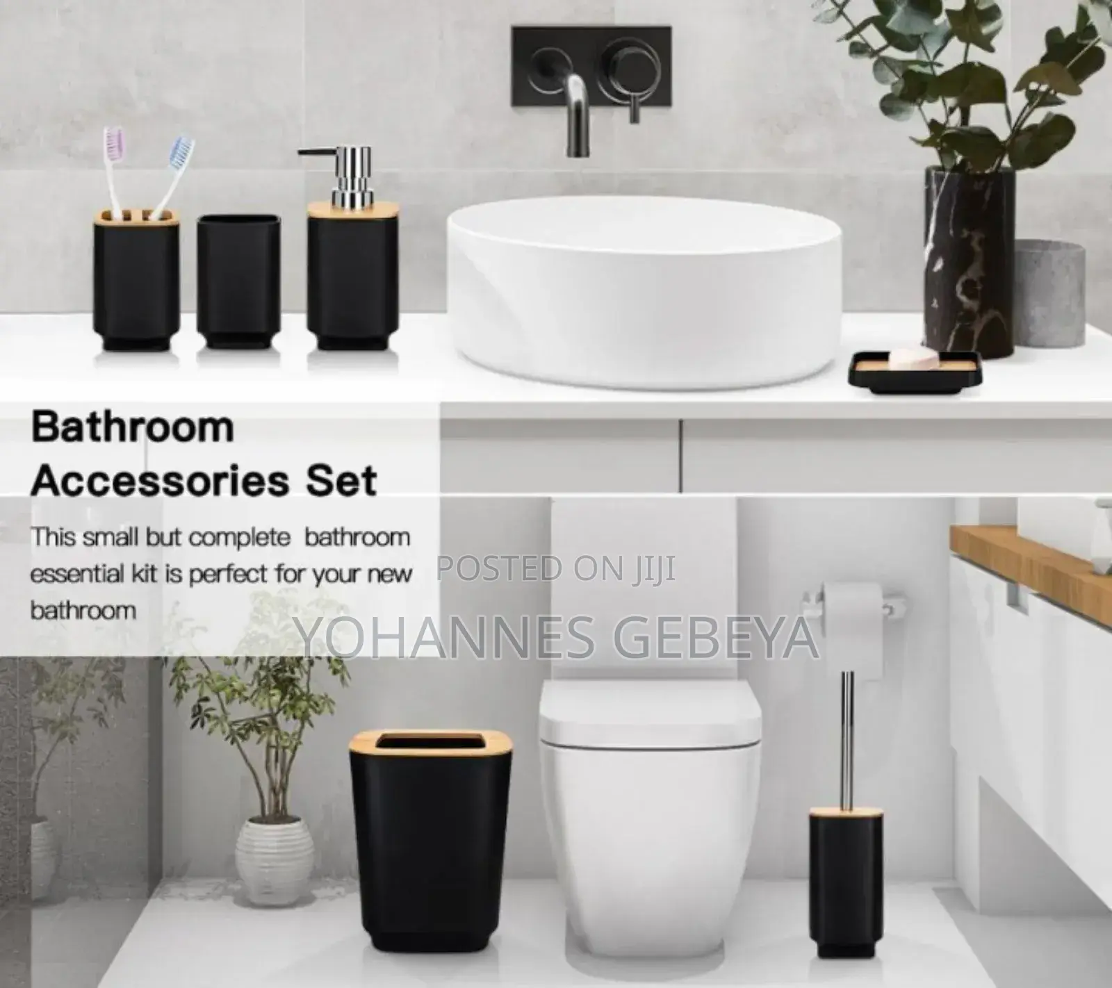 6pcs Bathroom Set