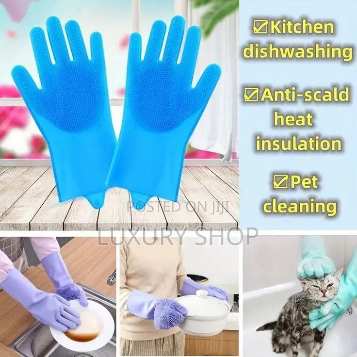 Magic Silicone Dish Washing Gloves