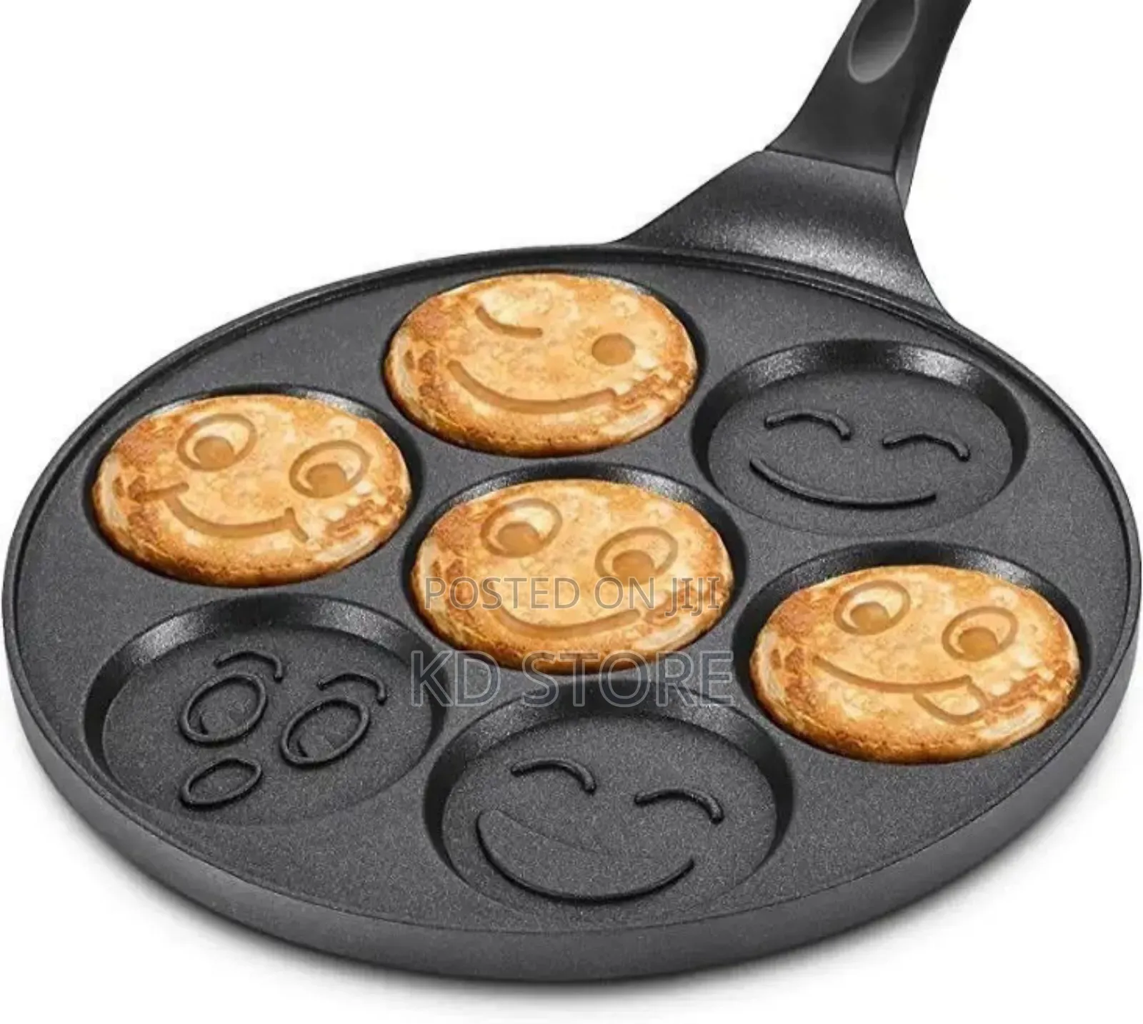  Momcoc Smiley Face Non Stick Pancake Pan 