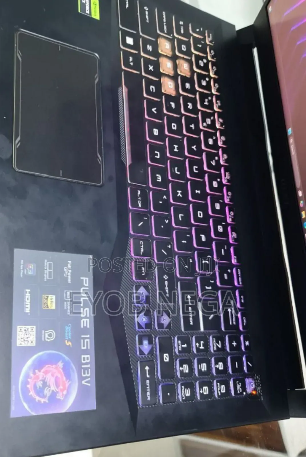 New Laptop MSI Pulse GL66 16GB Intel Core I7 SSD 512GB