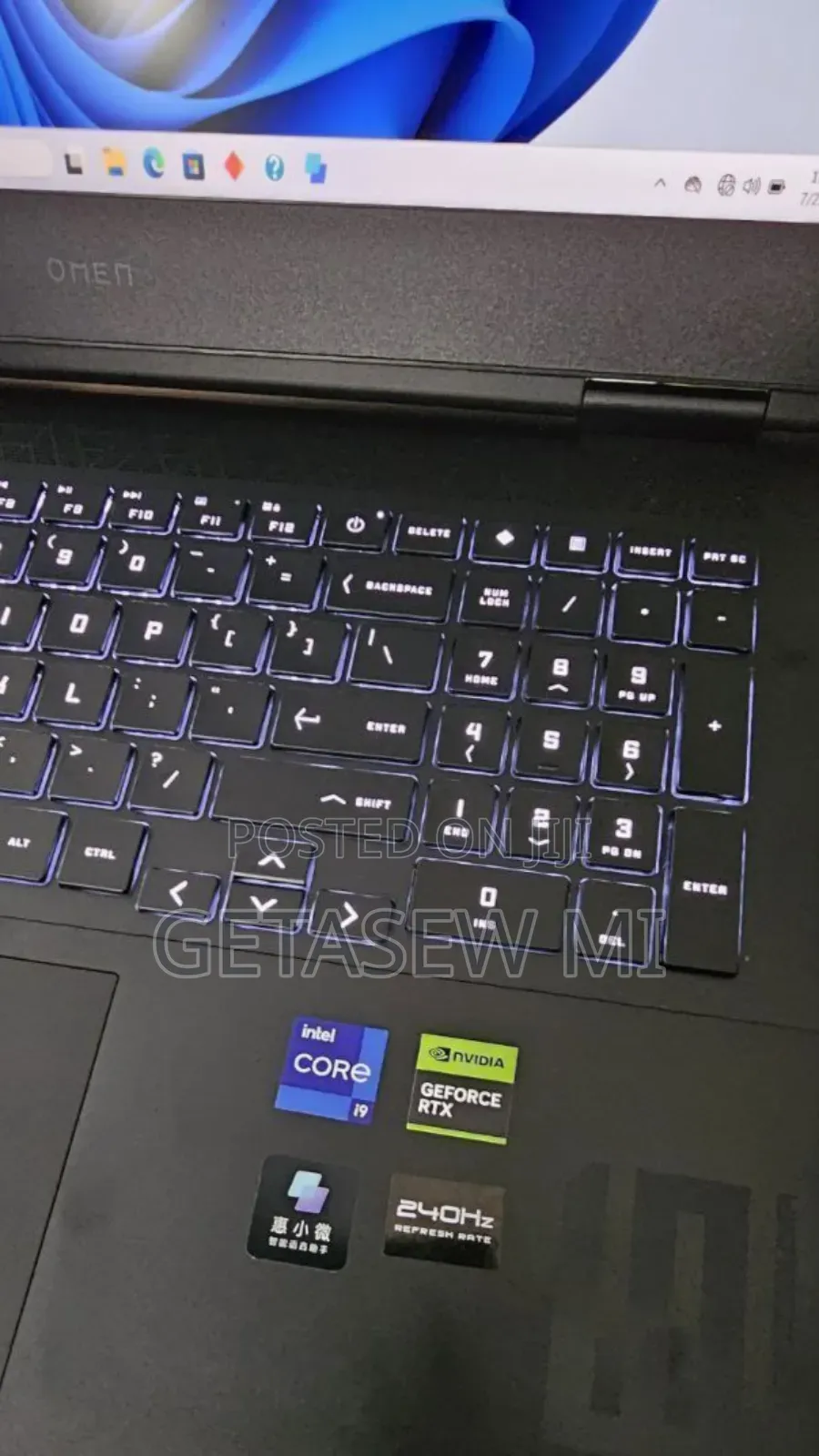 New Laptop HP Omen 16 16GB Intel Core I9 SSD 1T