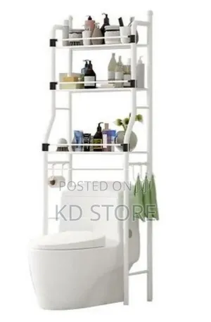 Over Toilet Wc Rack
 3tier Washing Machine/Toilet Rack