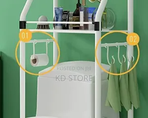 Over Toilet Wc Rack
 3tier Washing Machine/Toilet Rack