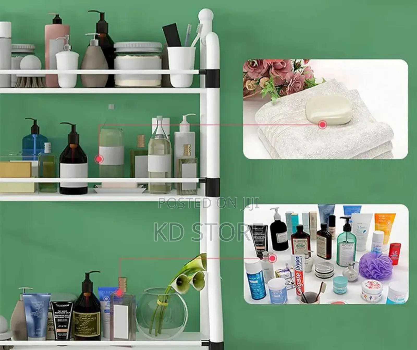 Over Toilet Wc Rack
 3tier Washing Machine/Toilet Rack