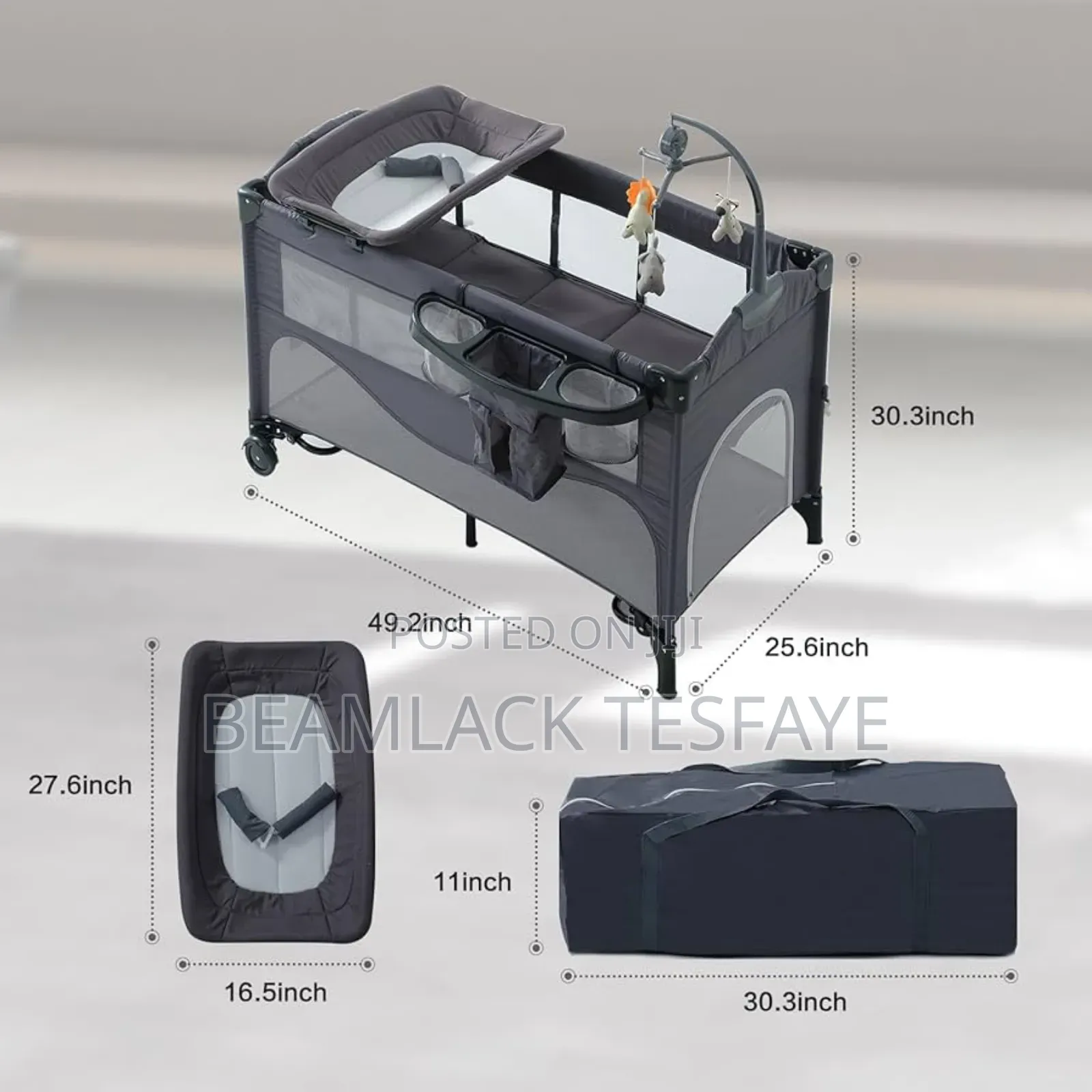 4 in 1 Portable Children Bed