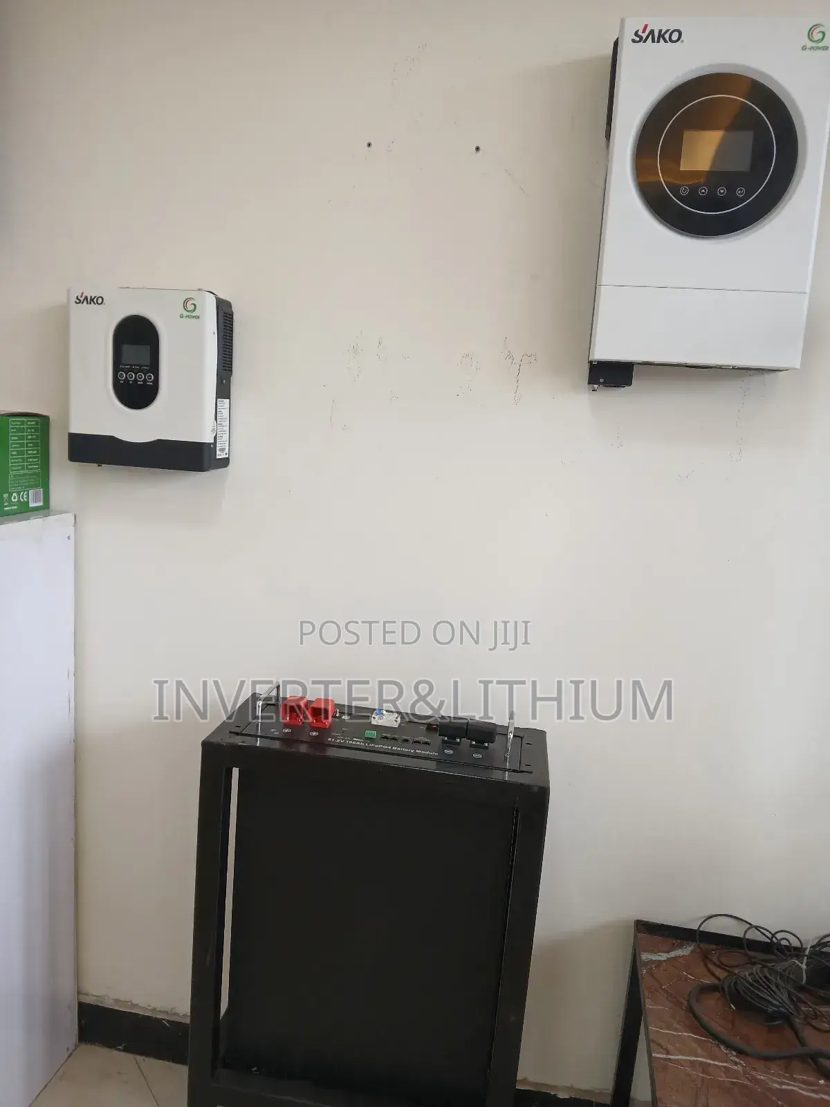 Hybrid Inverter Lithium Ion Battery /ኢንቨርተር እና ባትሪ