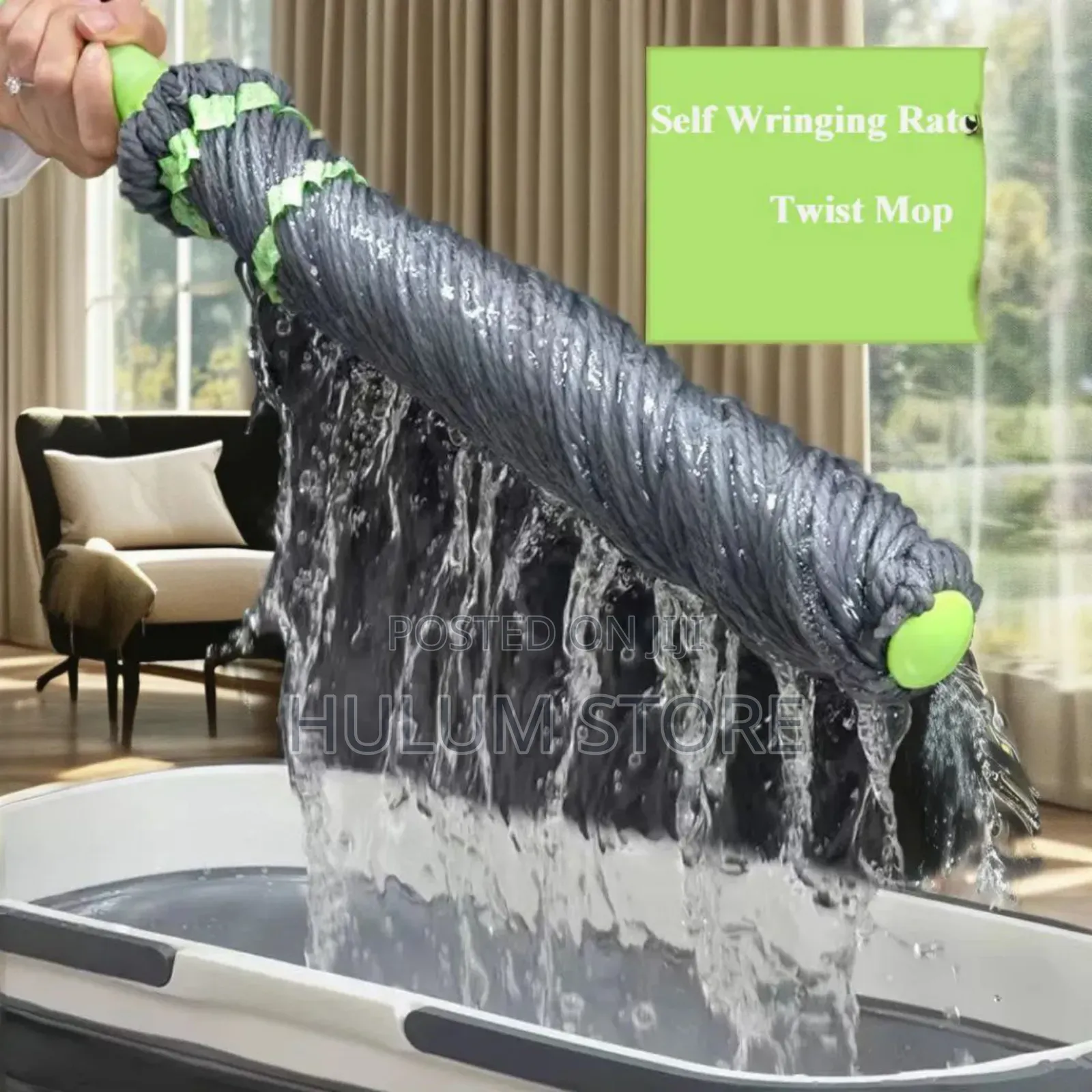 Hand Free Microfiber Twist Mop