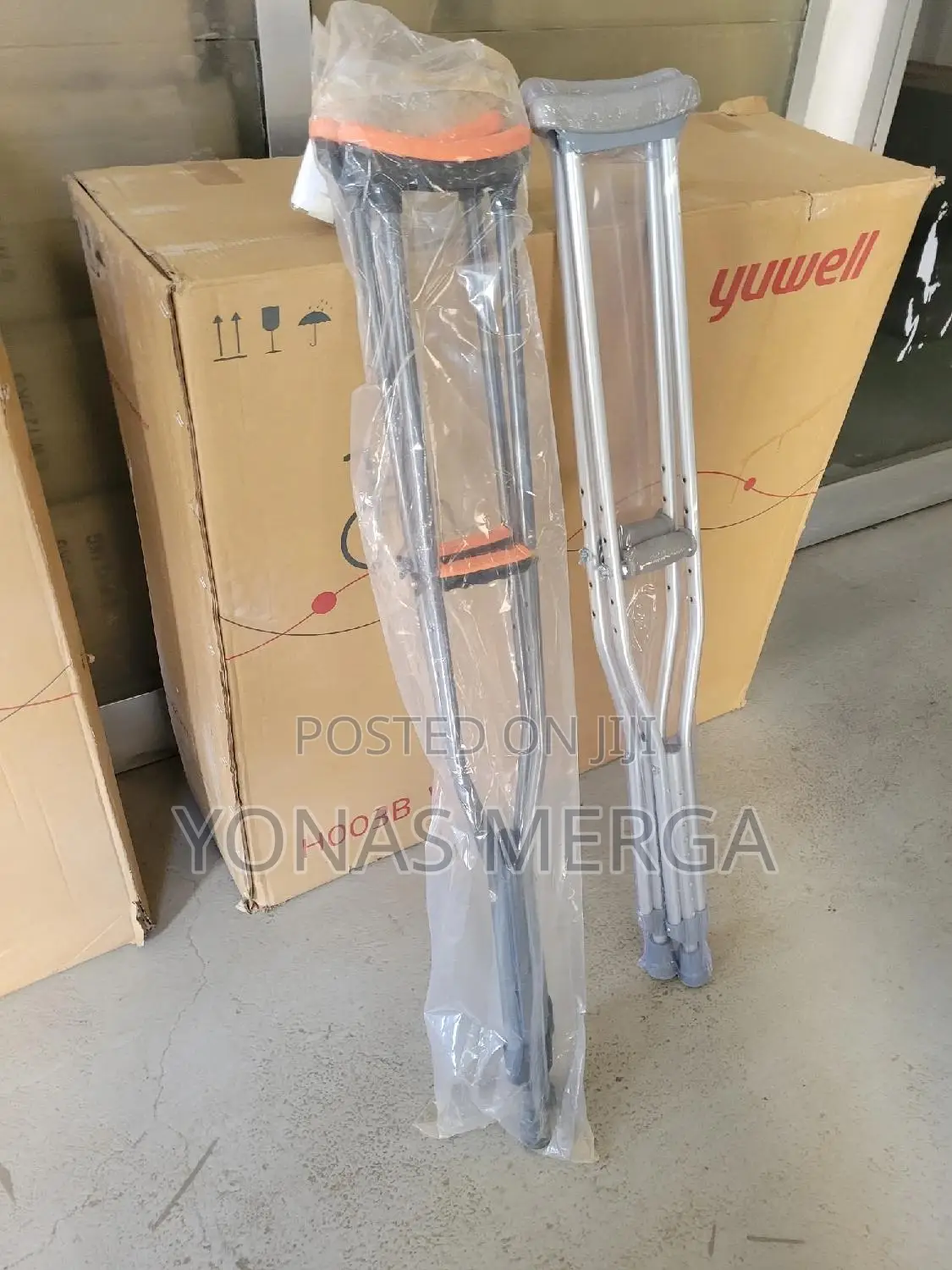 Crutches፶帟auxiliary Crutch Walking Stick-Slip Disable Family