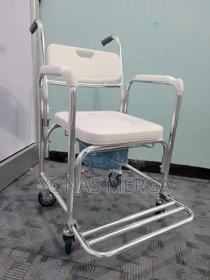 Bucket:Removable Toilet Chair፴坩potty Rolling Shower Chair