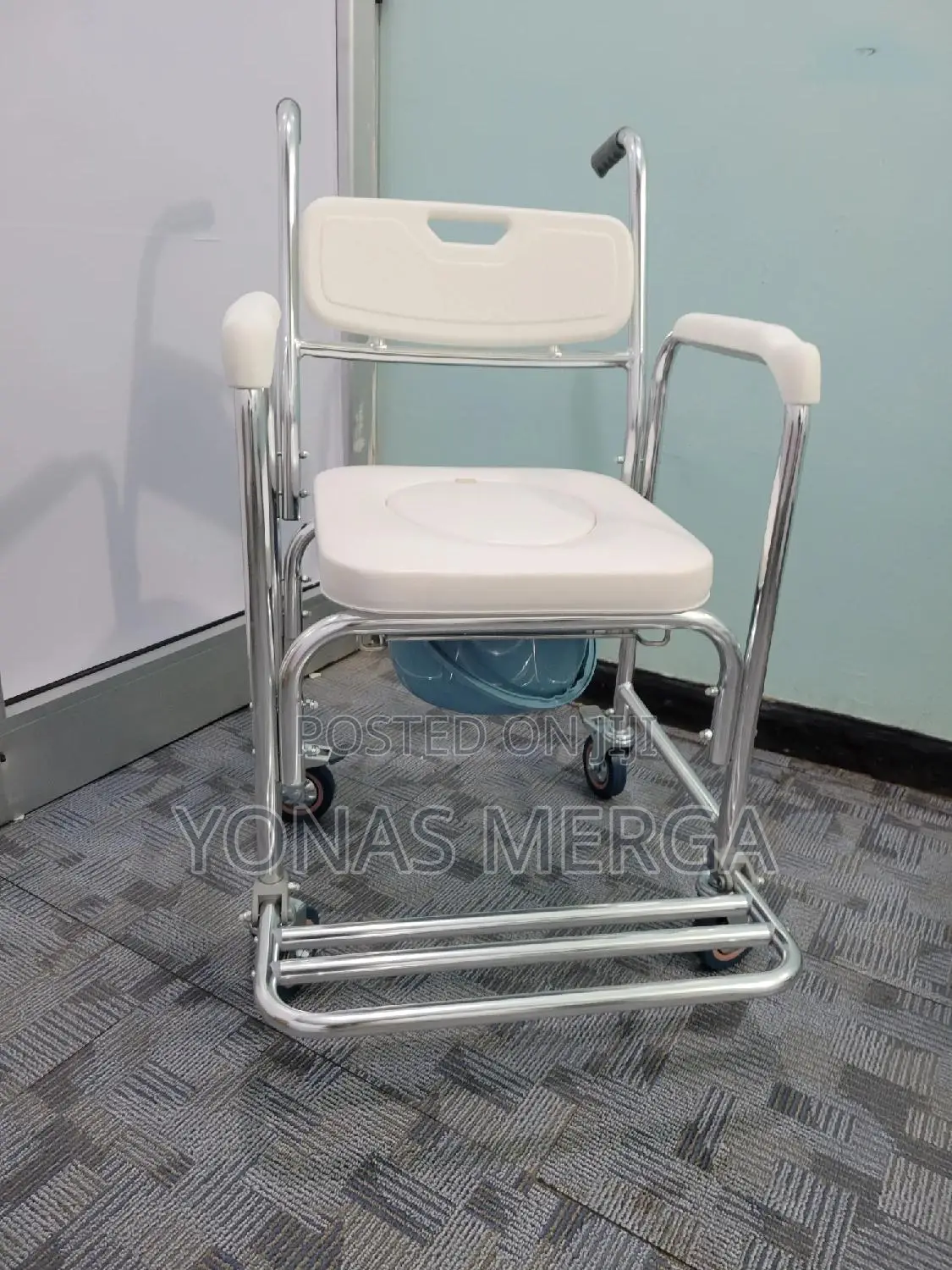 3 in 1 Commode, Shower Chair፻敉cover Bucket,Potty Chair
