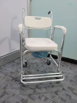 Photo - 3 in 1 Commode, Shower Chair፻敉cover Bucket,Potty Chair