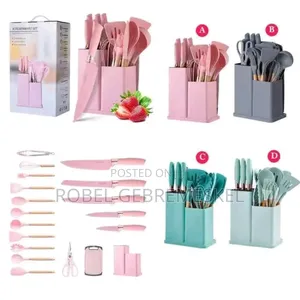 19pcs Silicone Kitchen Utensil Set