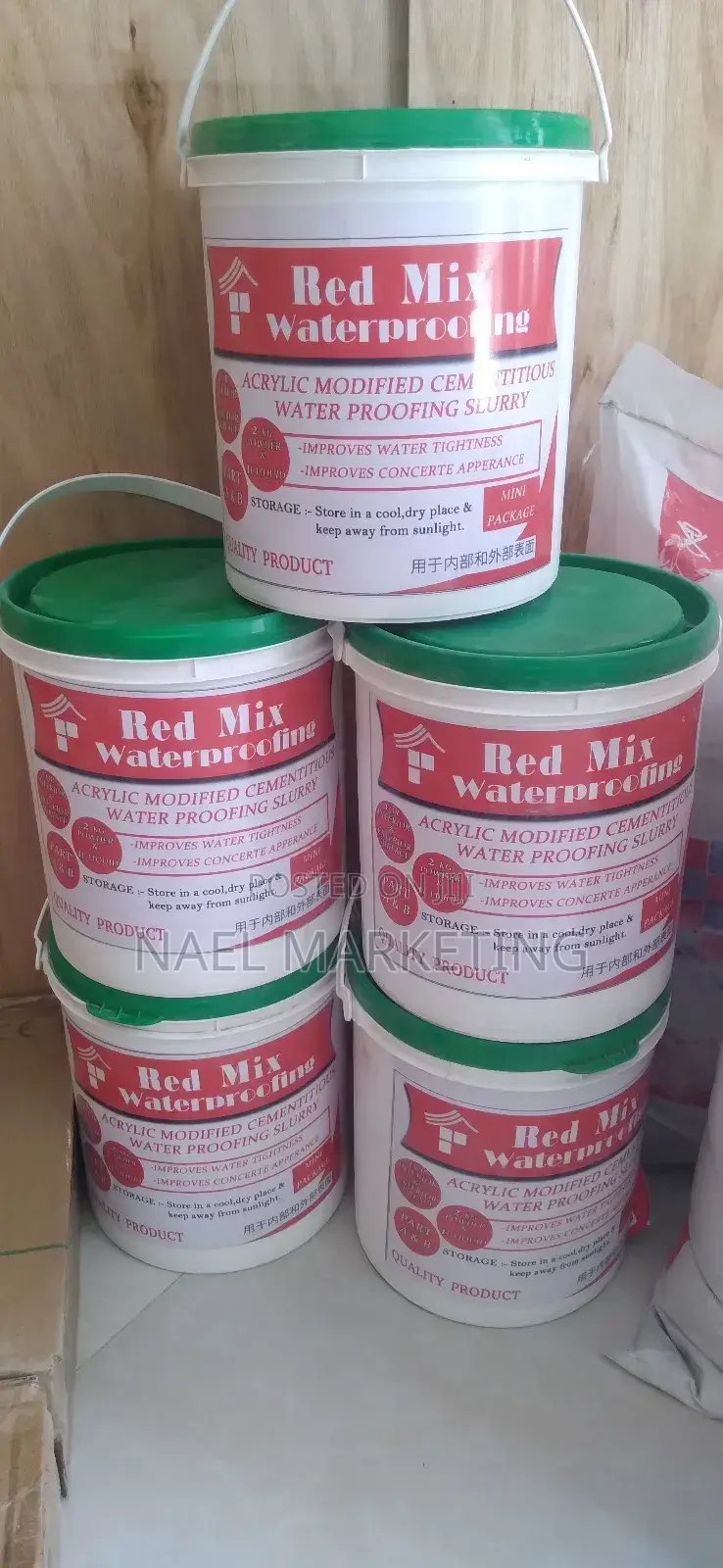 Red Mix Water Proofing