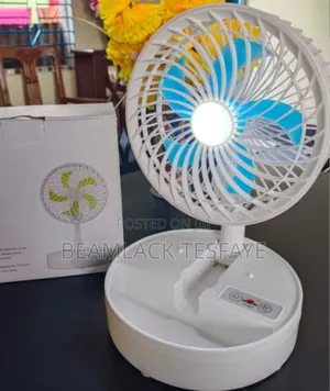 Photo - Rechargeable Foldable Table Fan