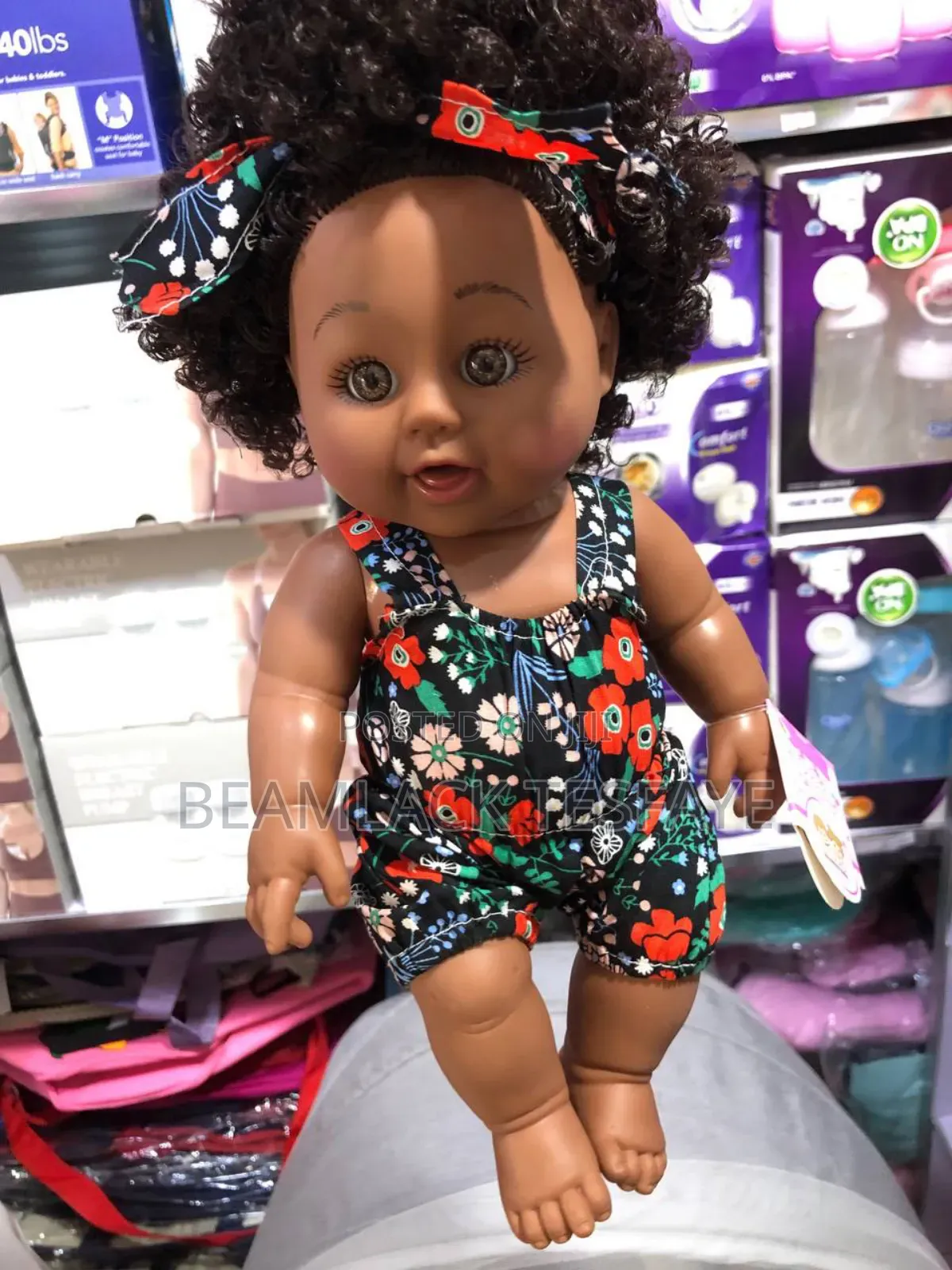 African Black Girl Doll With Dress