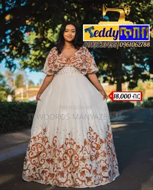 (ቴዲ ጥበብ) የሀበሻ ልብስ (Teddy Tibeb) Habesha Dress