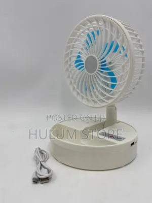 Photo - Rechargeable Foldable Table Fan Is a Handheld Fan